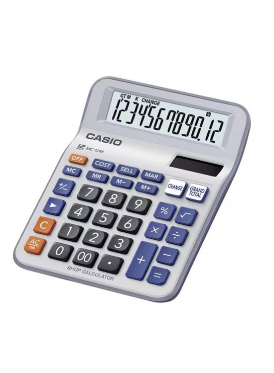 Casio MC-12M-W 12 Hane Masa Üstü Hesap Makinesi Casio MC-12M-W 12 Hane Masa Üstü Hesap Makinesi