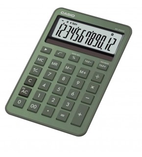 Casio MS-200DQ-GN 12 Hane Puslu Yeşil Üstü Hesap Makinesi