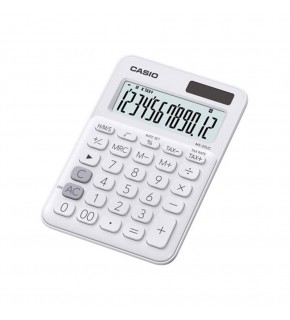 Casio MS-20UC-WE 12 Hane Beyaz Masa Üstü Hesap Makinesi