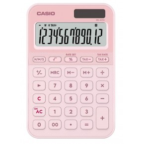 Casio MS-20YC-LP 12 Hane Açık Pembe Masa Üstü Hesap Makinesi