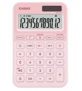 Casio MS-20YC-LP 12 Hane Açık Pembe Masa Üstü Hesap Makinesi