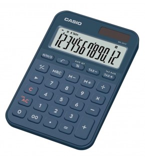 Casio MS-20YC-NY 12 Hane Lacivert Masa Üstü Hesap Makinesi