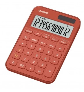 Casio MS-20YC-RD 12 Hane Kırmızı Masa Üstü Hesap Makinesi