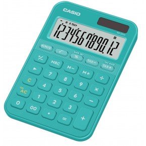 Casio MS-20YC-TU 12 Hane Turkuaz Masa Üstü Hesap Makinesi