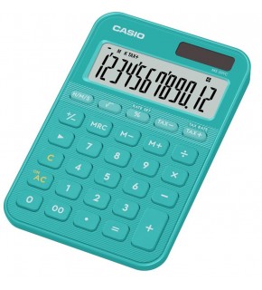 Casio MS-20YC-TU 12 Hane Turkuaz Masa Üstü Hesap Makinesi