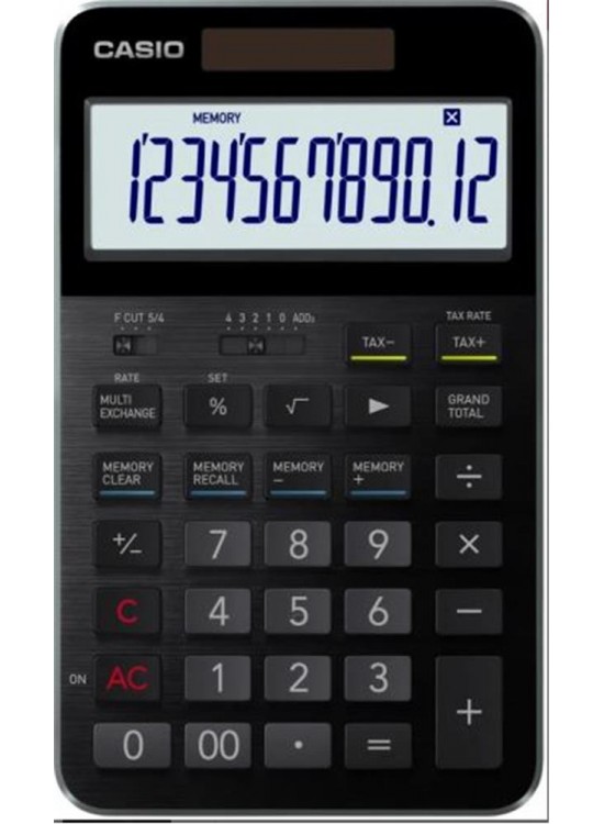 Casio S100X-BK-DJ Profesyonel 12 Hane Masa Üstü Hesap Makinesi Casio S100X-BK-DJ Profesyonel 12 Hane Masa Üstü Hesap Makinesi