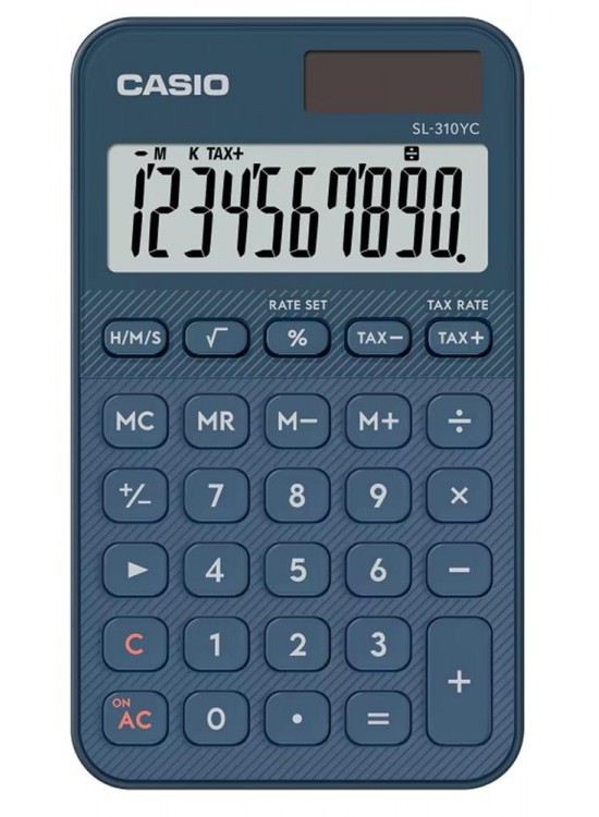 Casio SL-310UC-NY Cep Tipi 10 Hane Lacivert Hesap Makinesi