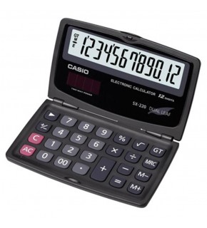 Casio SX-220 12 Hane Cep Tipi Kapaklı Hesap Makinesi
