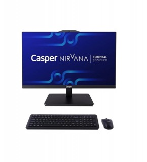 Casper Nirvana A90.1362-BE00A-V-S Siyah i7 13620H 16GB RAM 500GB 23.8" W11 Home Pivot All In One