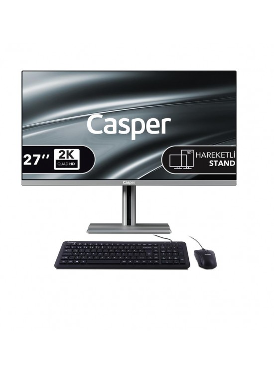 Casper Nirvana A97.1362-BQ00A-V-G Gri i7 13620H 16GB 1TB NVME SSD 27" Pivot W11 Home All In One
