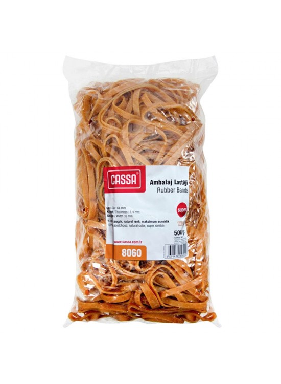 Cassa Ambalaj Lastiği %100 Kauçuk 500 GR Geniş 8060 Cassa Ambalaj Lastiği %100 Kauçuk 500 GR Geniş 8060