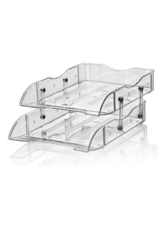 Cassa Evrak Rafı Hareketli Şeffaf 2 Lİ 8806