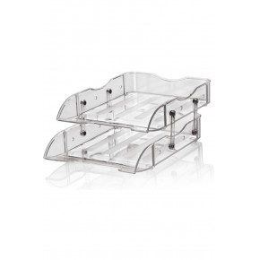 Cassa Evrak Rafı Hareketli Şeffaf 2 Lİ 8806