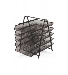 Cassa Evrak Rafı Metal Perforeli 5 Lİ Gümüş 8935