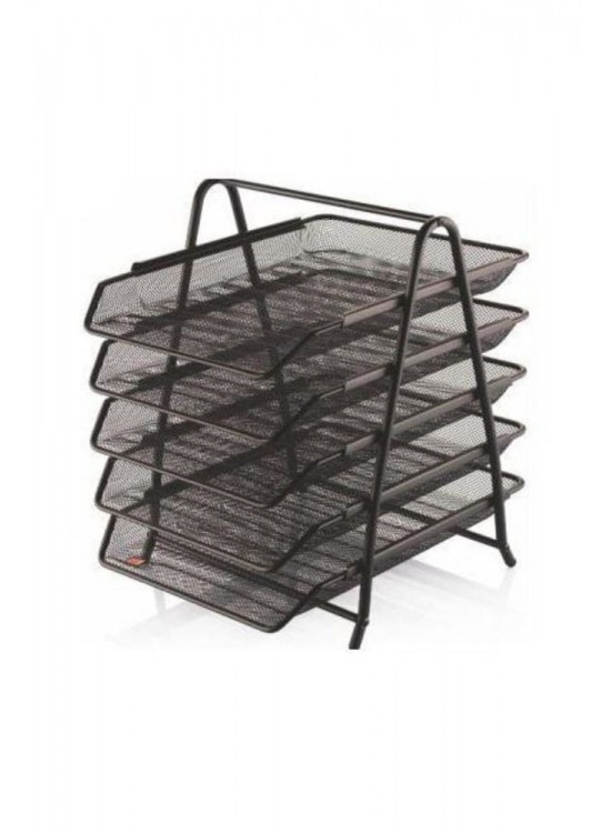 Cassa Evrak Rafı Metal Perforeli 5 Lİ Gümüş 8935 Cassa Evrak Rafı Metal Perforeli 5 Lİ Gümüş 8935