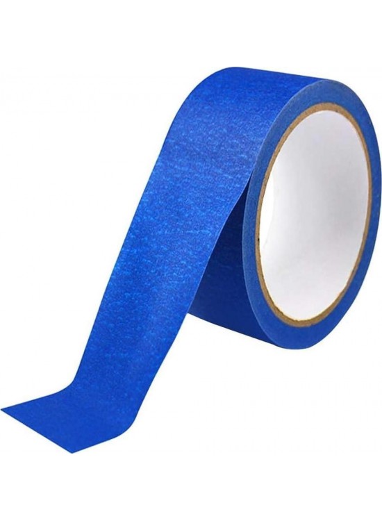 Cassa Krepe (Maskeleme) Bantı Tape Mavi 50 MMx25 Mt 9642 Cassa Krepe (Maskeleme) Bantı Tape Mavi 50 MMx25 Mt 9642