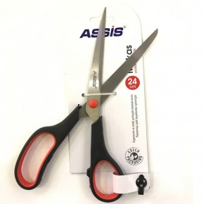 Cassa Makas Inoxy 24 CM (9,5 İnç) Siyah Kırmızı 5385 (1 Adet)