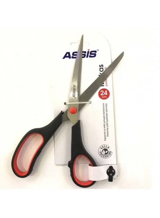 Cassa Makas Inoxy 24 CM (9,5 İnç) Siyah Kırmızı 5385 (1 Adet) Cassa Makas Inoxy 24 CM (9,5 İnç) Siyah Kırmızı 5385 (1 Adet)