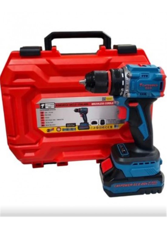 CatPower E-1010 Kömürsüz Darbeli Akülü Vidalama 20V