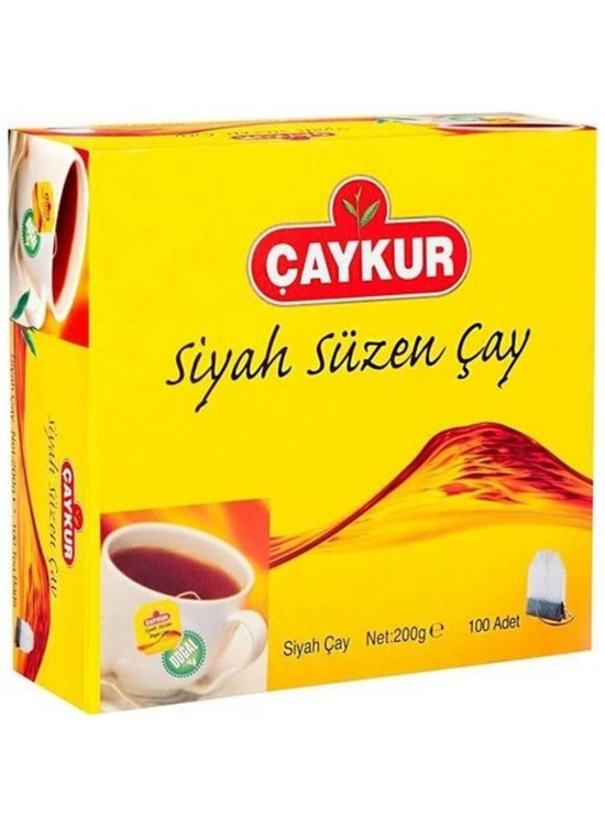 Çaykur Siyah Süzen Poşet Çay 2 gr 100 Adet (Net 200gr) Çaykur Siyah Süzen Poşet Çay 2 gr 100 Adet (Net 200gr)