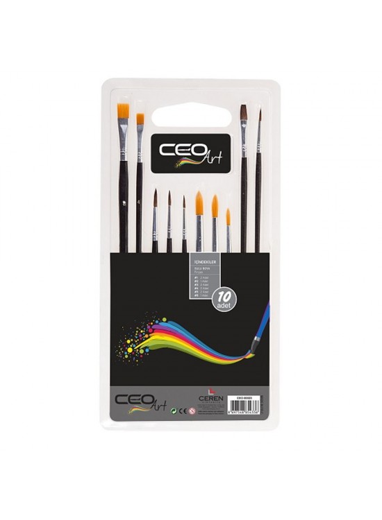 Ceo Art Fırça Seti 10 Lu 1576 CEO00023