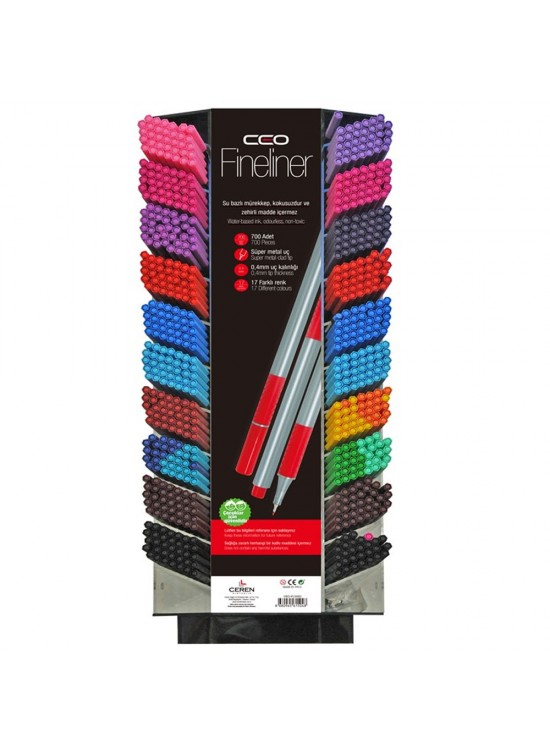Ceo Fineliner Plus Standı 540 Lı CEO-FLS003 Ceo Fineliner Plus Standı 540 Lı CEO-FLS003