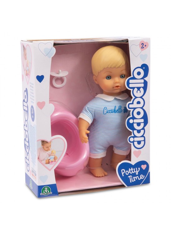 Cıccıobello 24Cm Yumuş Bebek Tuvalet Zamanı