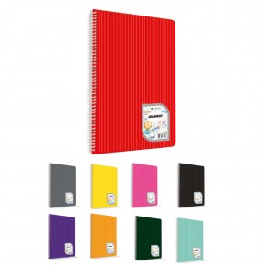 Çınar Colormaxi Spiralli Defter Plastik Kapak Çizgili 60 YP A4 60/1 73013 (1 Adet)