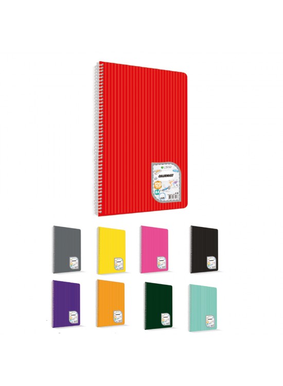 Çınar Colormaxi Spiralli Defter Plastik Kapak Çizgili 60 YP A4 60/1 73013 (1 Adet) Çınar Colormaxi Spiralli Defter Plastik Kapak Çizgili 60 YP A4 60/1 73013 (1 Adet)