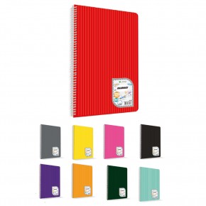 Çınar Colormaxi Spiralli Defter Plastik Kapak Çizgili 72 Yaprak A4 72/1 73001 (1 Adet)