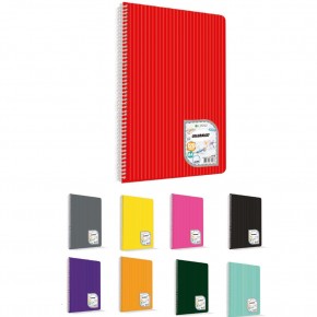 Çınar Colormaxi Spiralli Plastik Kapak A5 60 YP Çizgili 60/1 (1 Adet)