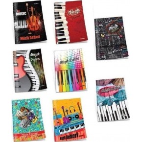 Çınar Müzik Defteri Dikişli Küçük 40 YP 21002 (1 Adet)