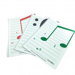 Çınar Müzik Defteri Spiralli Jazz Plastik Kapak 30 YP 38000