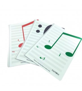 Çınar Müzik Defteri Spiralli Jazz Plastik Kapak 30 YP 38000