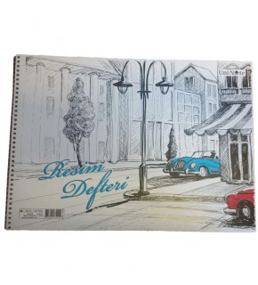 Çınar Resim Defteri Spiralli Karton Kapak 15 YP 24x34 33000 (1 Adet)