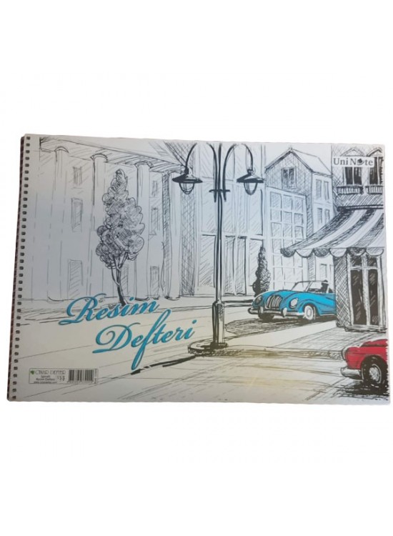 Çınar Resim Defteri Spiralli Karton Kapak 15 YP 24x34 33000 (1 Adet)
