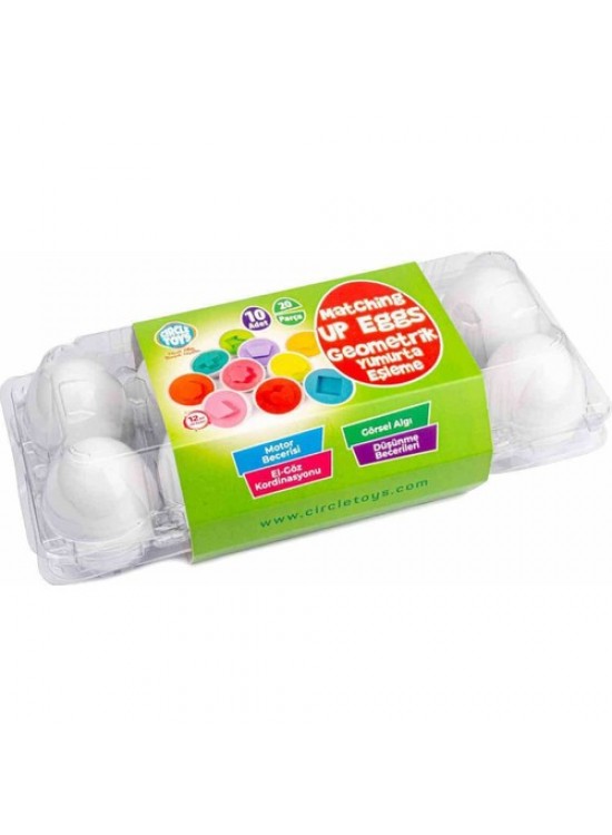 Circle Toys Geometrik Yumurta Eşleme 10 lu Crcl-107