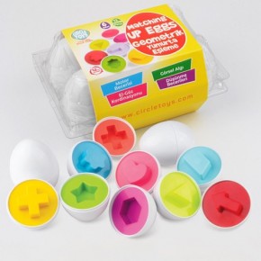 Circle Toys Geometrik Yumurta Eşleme 6 Lı Crcl-104