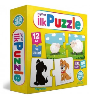 Circle Toys My Fırst İlk Puzzle 12+Ay 48 Kart Ct012