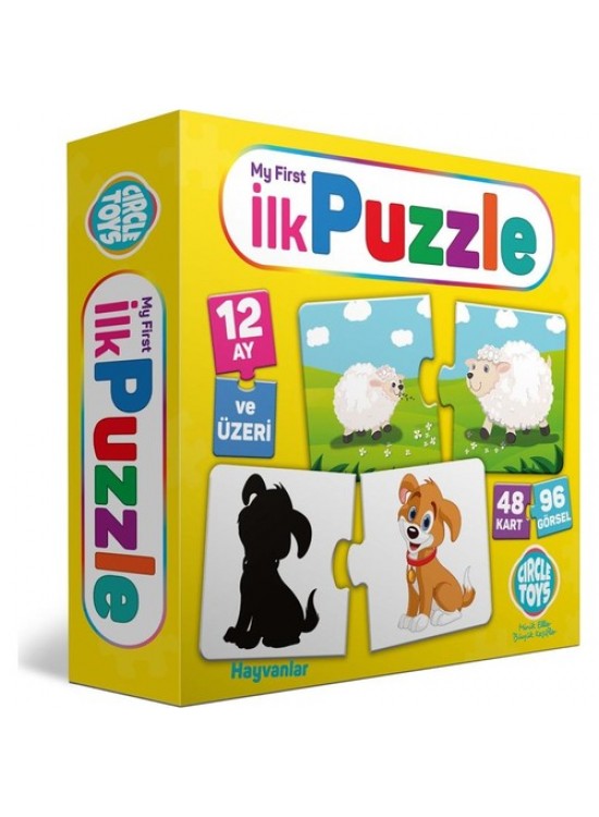 Circle Toys My Fırst İlk Puzzle 12+Ay 48 Kart Ct012