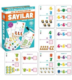 Circle Toys Yaz Sil Sayılar Toplama-Çıkarma Hr014