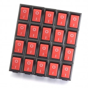 Çıt Çıt Anahtar Kırmızı Düğme (1 Adet)