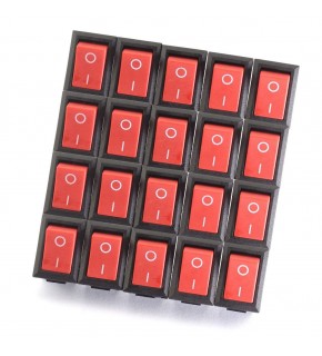 Çıt Çıt Anahtar Kırmızı Düğme (1 Adet)