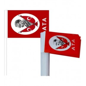 Çıtalı Kağıt Bayrak  Battal Atalı (1 Adet)