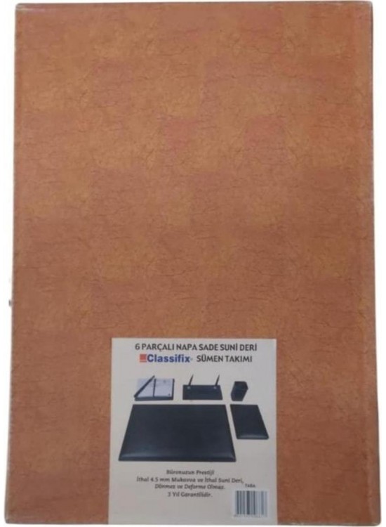 Classifix Sümen Takımı 6 Parça Napa S.Deri Taba Classifix Sümen Takımı 6 Parça Napa S.Deri Taba