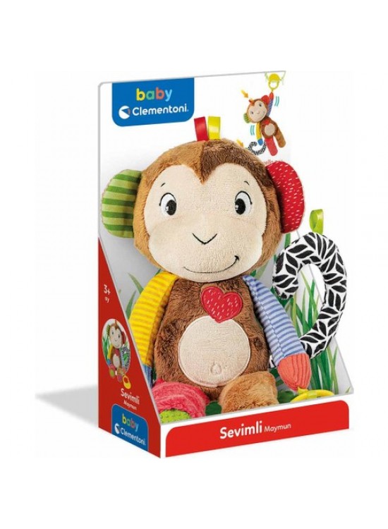 Clementoni Baby Puset Oyuncağı Sevimli Maymun