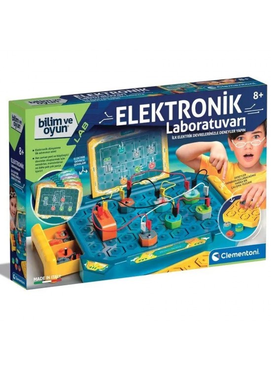 Clementoni Bilim ve Oyun Elektronik Laboratuvarı 64328 Clementoni Bilim ve Oyun Elektronik Laboratuvarı 64328