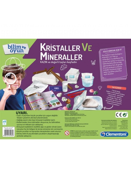 Clementoni Bilim Ve Oyun Kristal Ler Ve Mineraller 64964 Clementoni Bilim Ve Oyun Kristal Ler Ve Mineraller 64964