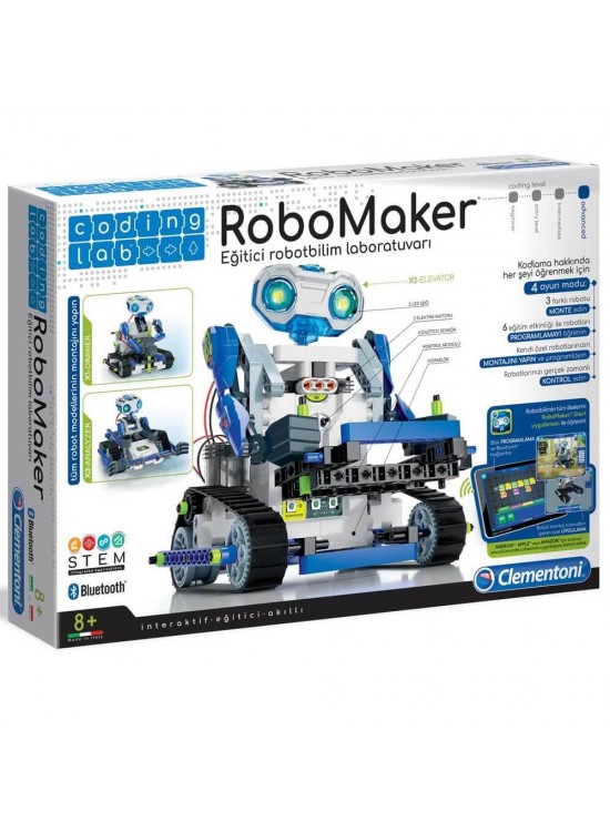 Clementoni Eğitici Robotbilim Laboratuvarı 64442 Clementoni Eğitici Robotbilim Laboratuvarı 64442