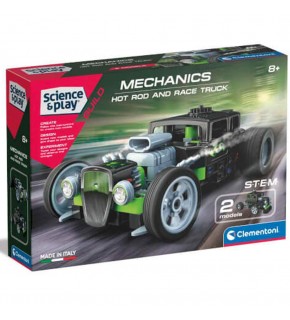 Clementoni Mekanik Laboratuvarı Hot Road& Race Truck 75076